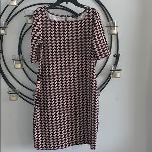 Pink And Black Cute Dress. Size 8 - image 1